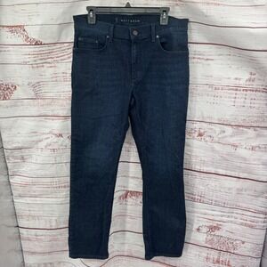 Mott & Bow Jeans Mens Size 33x30 Dark Wash Straight Leg Denim Stretch Preppy